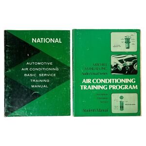 VTG 1976 "National Automotive Air Conditioning Service Training Manual" + Guide